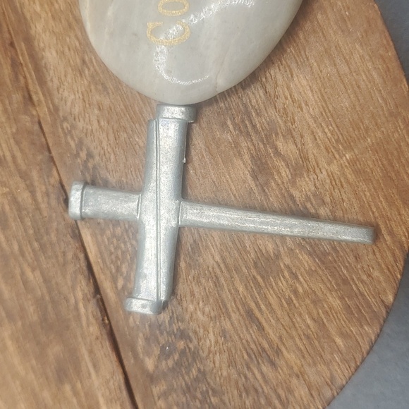 Sterling cross for jewelry making crafting - Picture 1 of 2